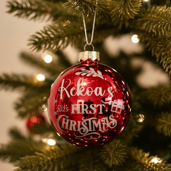 Personalized Ornament Baby's First Christmas