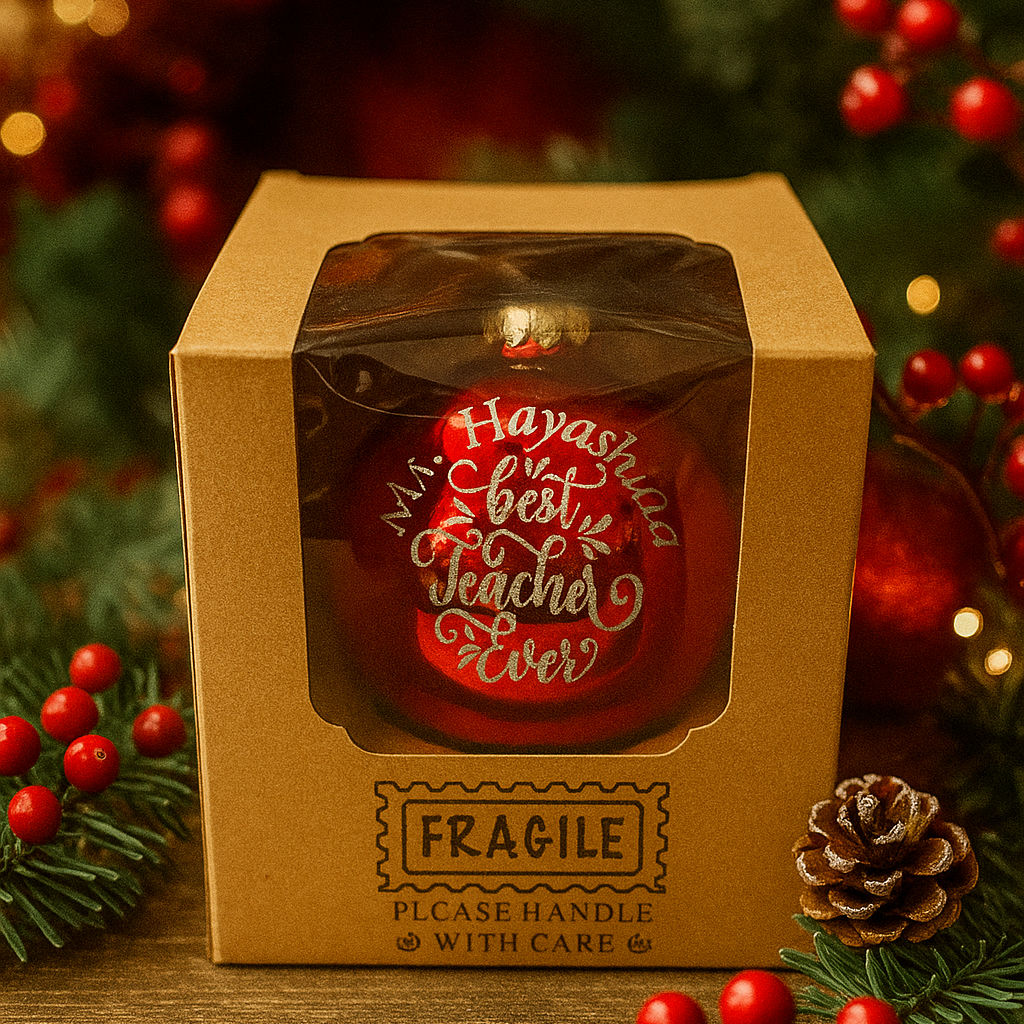 Personalized Ornament Best Teacher Ever