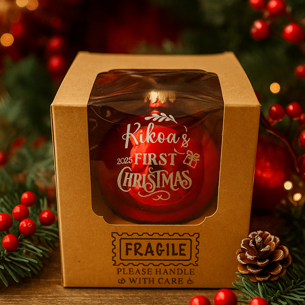 Personalized Ornament Baby's First Christmas