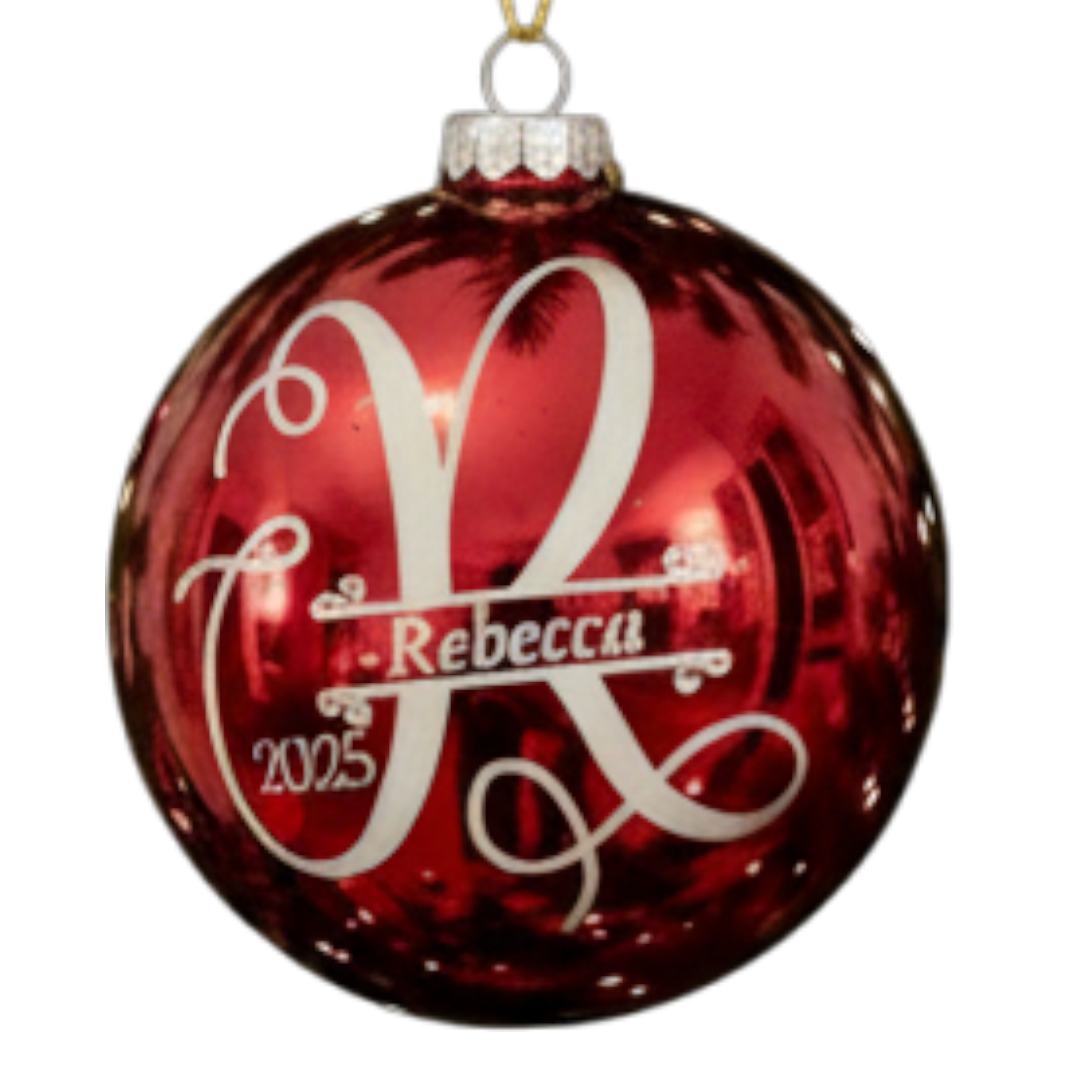 Personalized Ornament Name and Initial