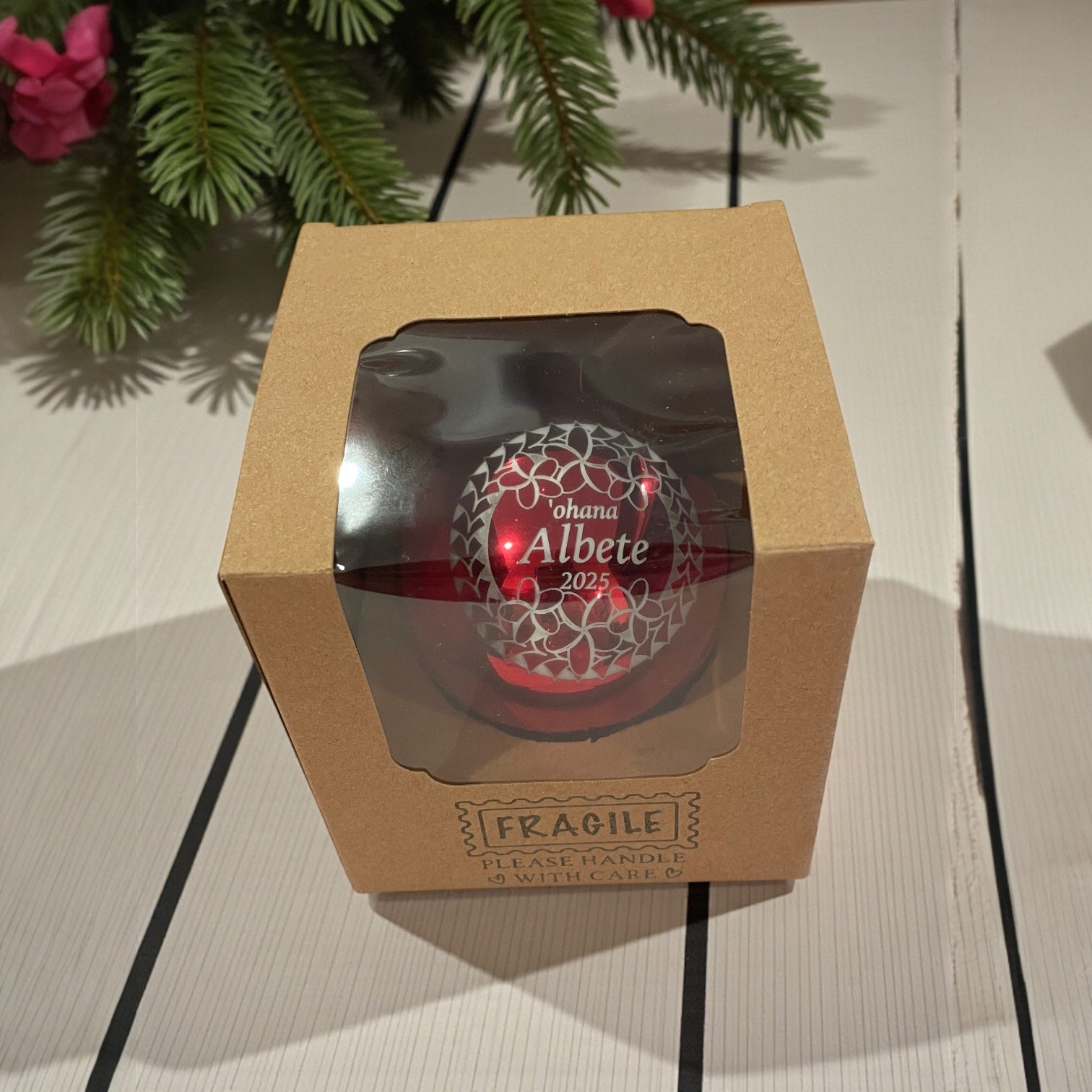 Personalized Ornament 'Ohana