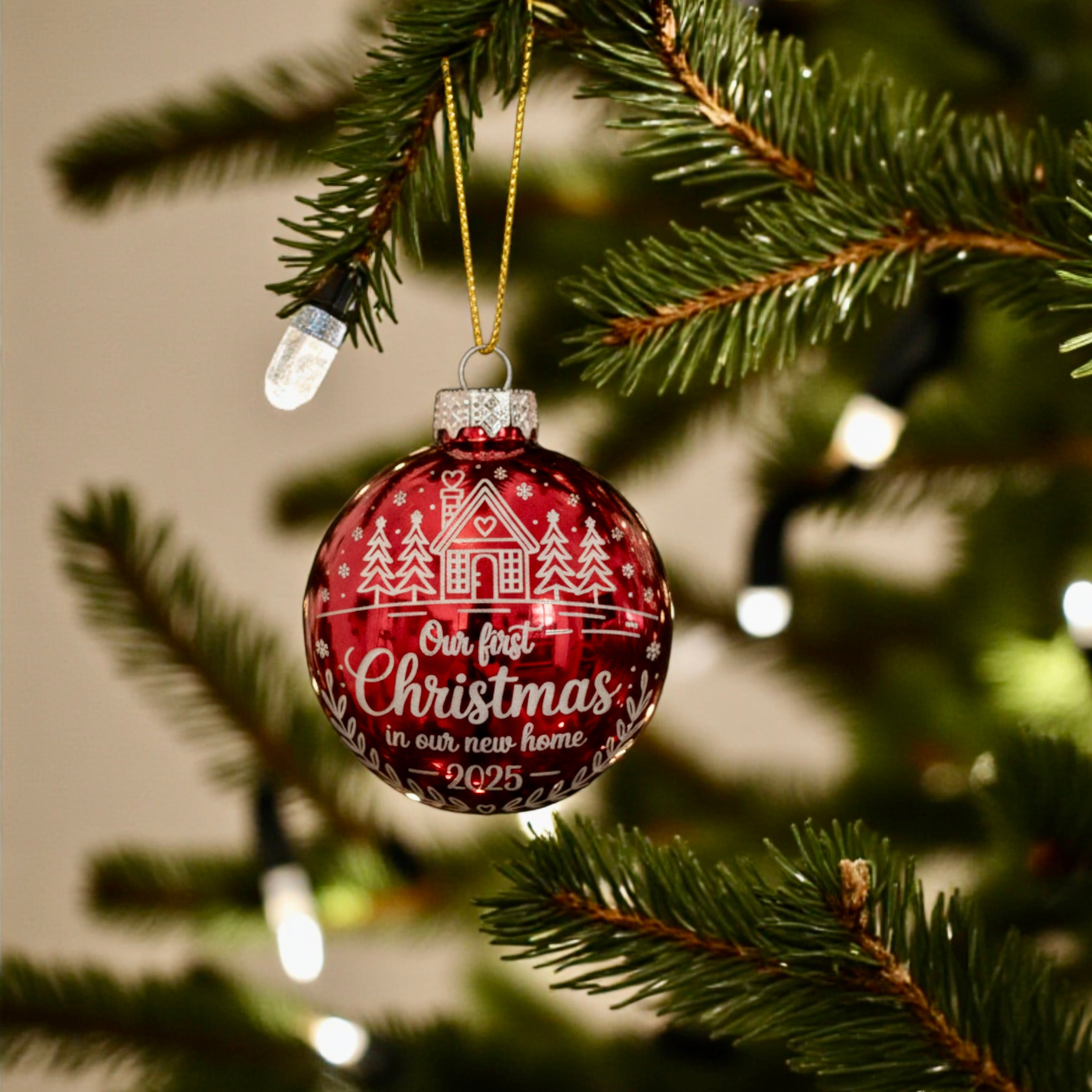 Personalized Ornament Our First Christmas in Our New Home